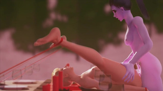 Widowmaker tries her gift - Fatcat17